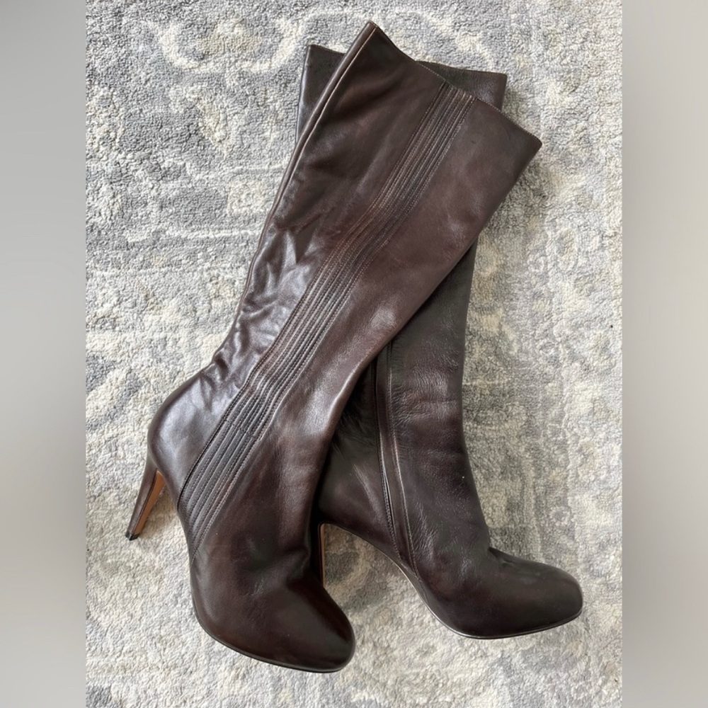 Cole Haan Nike Air boots chocolate brown